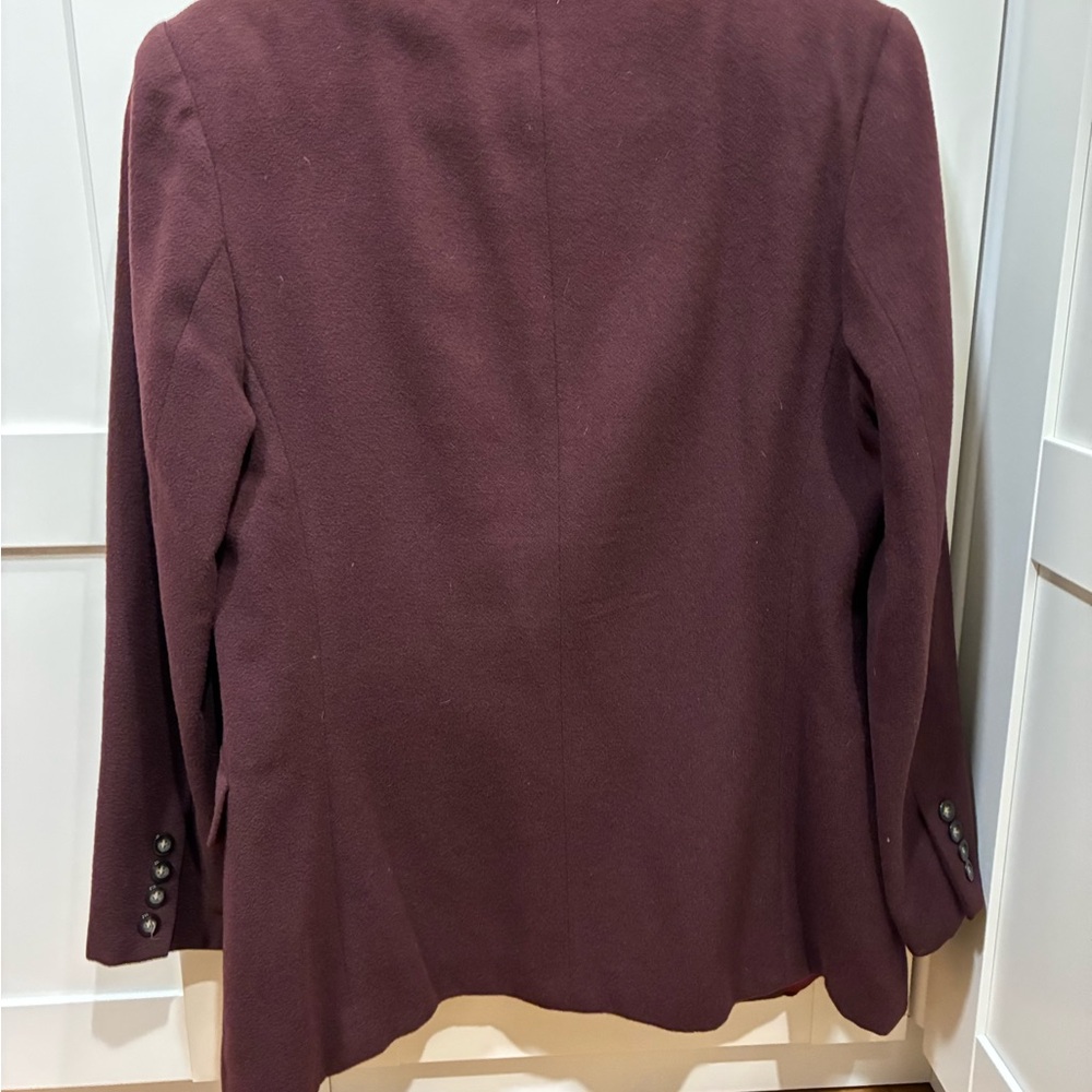 80’s Vintage Brooks Brothers Burgundy Coat 100% Camel Hair - Picture 5 of 15